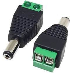Plug dc 2.1mm macho...