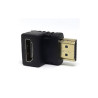 Copla hdmi hembra a macho 90 grados color negro generico